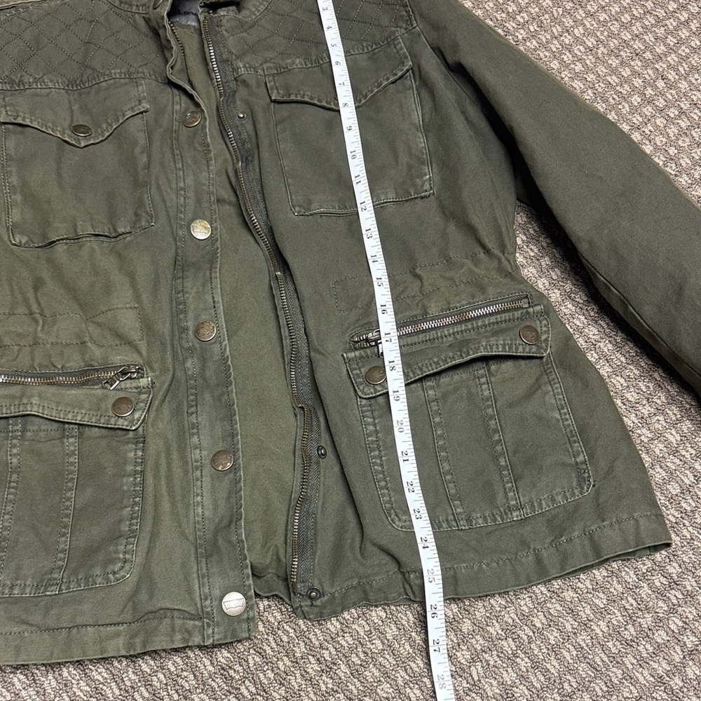 Levi's Army Green Utility Jacket - sz 6 - Picture 6 of 7
